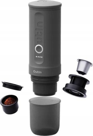 Espressor Automat Outin, 20 W, 20 bar, Rezervor 0.8 L, Gri pukika.ro [1]