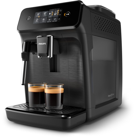 Aparate Cafea - Espressor Automat Philips 1200 series EP1220/00, 1500 W, 15 bar, Touch, Rezervor 1.8 L, Negru pukika.ro