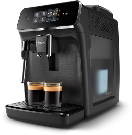 Aparate Cafea - Espressor Automat Philips 2200 EP2220/10, 1500 W, 15 bar, Touch, Rezervor 1.8 L, Negru pukika.ro