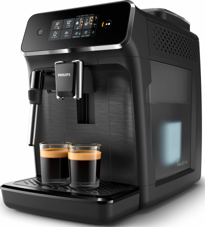 Aparate Cafea - Espressor Automat Philips 2200 series, 1500 W, 15 bar, Touch, Rezervor 1.8 L, Negru pukika.ro