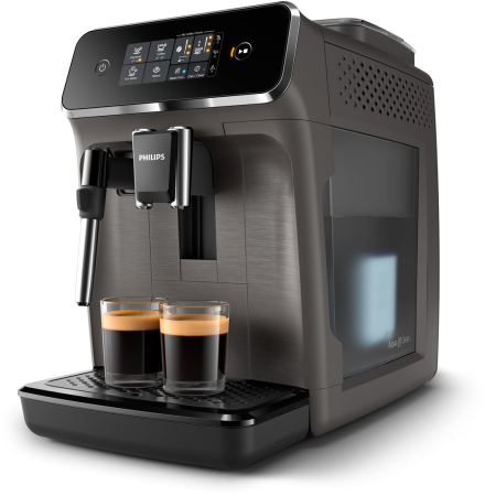 Aparate Cafea - Espressor Automat Philips 2200 series EP2224/10, 1500 W, 15 bar, Espresso, Touch, Rezervor 1.8 L, Negru pukika.ro