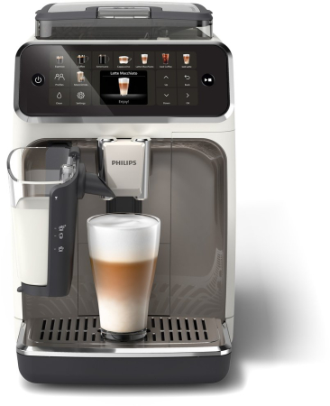 Espressor Automat Philips 5500 series EP5545/70, 1500 W, 15 bar, Touch, Rezervor 1.8 L, Alb pukika.ro [2]