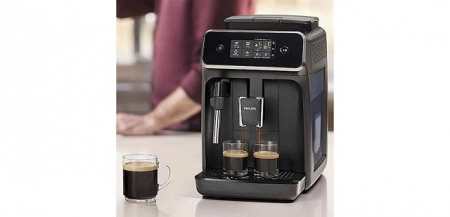 Espressor Automat Philips Series 1200 EP1224/00, 1500W, 15 Bar, Spumare Manuală, Cafea, Espresso, 1.8 L, Râșniță Ceramică, Negru pukika.ro [3]