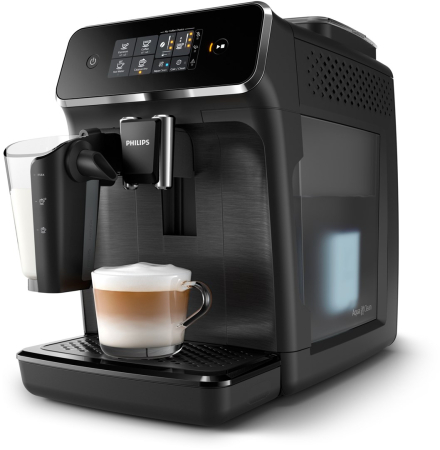 Aparate Cafea - Espressor Automat Philips Series 2200 LatteGo EP2230/10, 1500 W, 15 bar, Sistem LatteGo, Panou Touch, 1.8 L, Negru pukika.ro