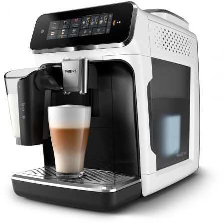 Aparate Cafea - Espressor Automat Philips Series 3300 EP3343/50, LatteGo, 15 Bar, 1.8L, Touch Display, Negru/Argintiu pukika.ro
