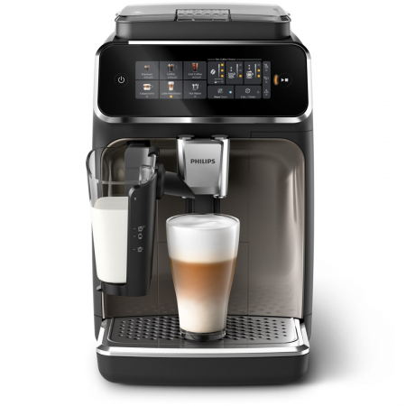 Espressor Automat Philips Series 3300 EP3347/90, 1500 W, Espresso, Cappuccino si Latte, 15 Bar, Rezervor 1.8 L, Negru pukika.ro [2]