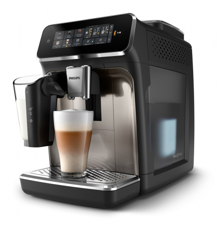 Aparate Cafea - Espressor Automat Philips Series 3300 EP3347/90, 1500 W, Espresso, Cappuccino si Latte, 15 Bar, Rezervor 1.8 L, Negru pukika.ro