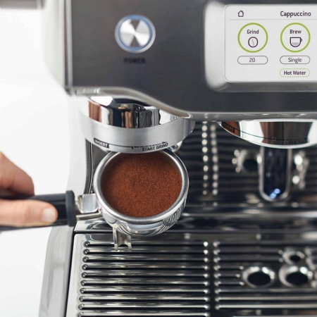 Espressor Automat Sage SES990BST4EEU1 Oracle Touch, 2400W, Râșniță Integrată, 15 Bar, Sistem Auto Milks, Espresso, Latte, Flat White, Touchscreen, 2.5 L, Gri pukika.ro [1]