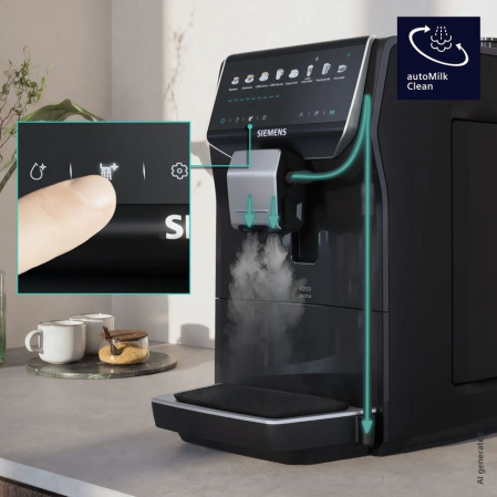 Espressor Automat Siemens, 1500 W, 15 bar, Touch, Rezervor 1.8 L, Negru pukika.ro [6]