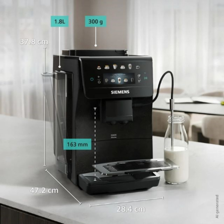 Espressor Automat Siemens, 1500 W, Touch, 15 bar, Rezervor 1.8 L, Negru pukika.ro [6]