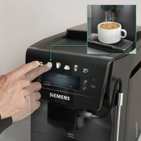 Espressor Automat Siemens, 1500 W, Touch, 15 bar, Rezervor 1.8 L, Negru pukika.ro [3]