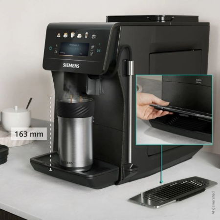 Espressor Automat Siemens, 1500 W, Touch, 15 bar, Rezervor 1.8 L, Negru pukika.ro [8]