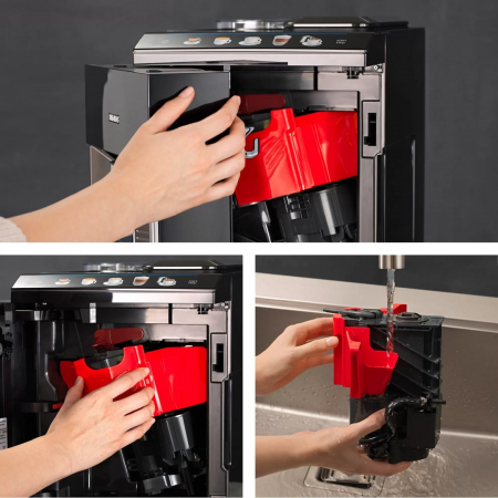 Espressor Automat Siemens EQ.500 TQ507R03, 1500 W, Cappuccino, Latte, Flat White, 15 bar, Touch, 1.7 L, Gri pukika.ro [4]