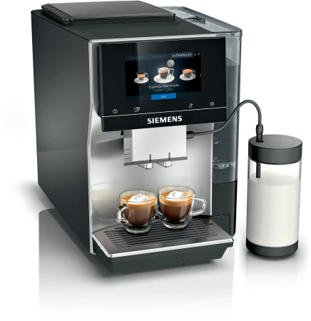 Aparate Cafea - Espressor Automat Siemens TP713R09, 1500 W, 19 bar, Rezervor 2.4 L, Negru pukika.ro