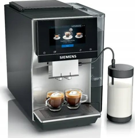 Alte produse - Espressor Automat Siemens TP715R07, 1500 W, 19 bar, Touch, Rezervor 2.4 L, Negru/Argintiu pukika.ro