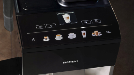 Espressor Automat Siemens TQ513R01, 1500 W, 15 bar, Touch, Rezervor 1.9 L, Negru/Argintiu pukika.ro [6]