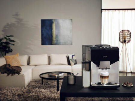 Espressor Automat Siemens TQ513R01, 1500 W, 15 bar, Touch, Rezervor 1.9 L, Negru/Argintiu pukika.ro [4]