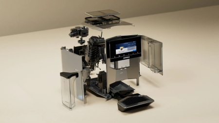 Espressor Automat Siemens TQ907R05, 1500 W, 19 bar, Touch, Rezervor 2.3 L, Negru pukika.ro [6]