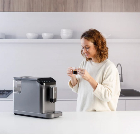 Espressor Automat Taurus Accento Latte, 1350 W, 20 bar, Touch, Rezervor 1.5 L, Negru pukika.ro [1]