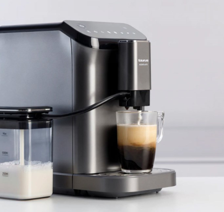 Espressor Automat Taurus Accento Latte, 1350 W, 20 bar, Touch, Rezervor 1.5 L, Negru pukika.ro [4]