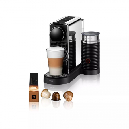 Aparate Cafea - Espressor Capsule Nespresso Krups XN630D, 1500W, Rezervor 0.6 L, Cafea, Espresso, Lungo, Conectivitate Bluetooth/Wi-Fi, Negru pukika.ro