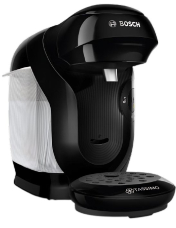 Aparate Cafea - Espressor cu Capusle Bosch TAS112E, 1400 W, Espresso, Cappuccino, Latte, 3.3 bar, 0.7 L, Negru pukika.ro