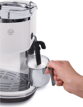 Espressor Manual DeLonghi Icona Classic ECO 311.W, 1100 W, 15 bar, Rezervor 1.4 L, Alb pukika.ro [1]