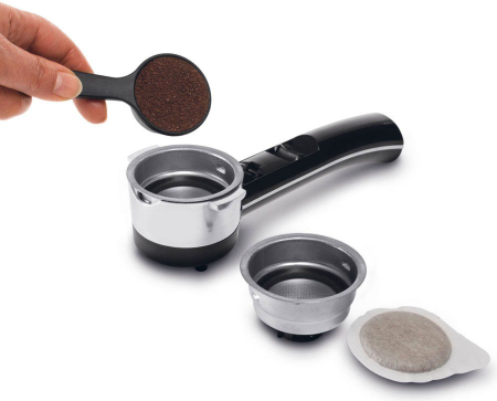 Espressor Manual DeLonghi Icona ECO 311.BK, 1100 W, 15 bar, Rezervor 1.4 L, Negru pukika.ro [3]