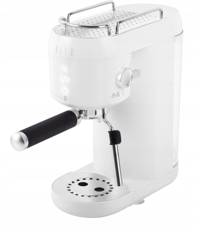 Aparate Cafea - Espressor Manual Elle, 1400 W, 20 bar, Touch, Rezervor 1 L, Alb pukika.ro