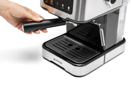 Espressor Manual Gorenje 744796, 1100 W, 15 bar, Touch, Rezervor 1.5 L, Gri pukika.ro [8]