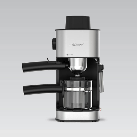 Espressor Manual Maestro MR-411, 800 W, 5 bar, Rezervor 250 ml, Duze Abur pentru Cappuccino, Negru/Inox  pukika.ro [1]
