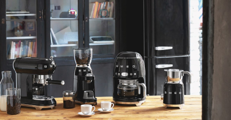 Espressor Manual Smeg 50, 1050 W, Rezervor 1.4 L, Negru pukika.ro [4]
