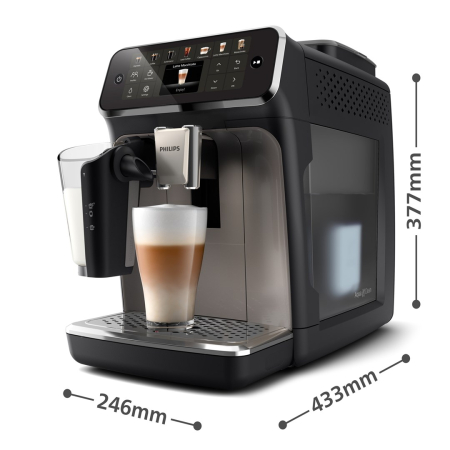 Espressor Philips EP4449/70 Series 2200 LatteGo, 230 W, 15 bar, Rezervor 1.8L, Negru pukika.ro [3]
