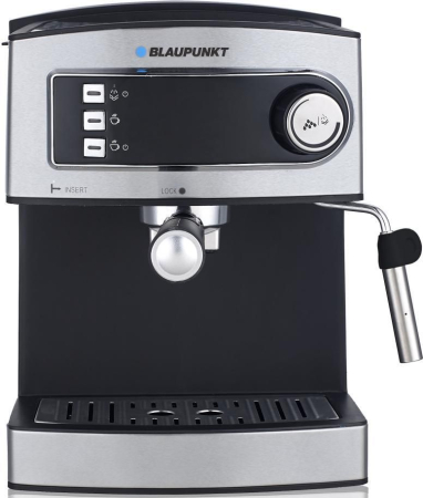Alte produse - Espressor Semi-Automat Blaupunkt CMP301, 850 W, Espresso, Cappuccino, Rezervor 1.6 L, Gri pukika.ro