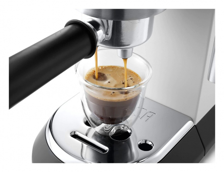 Espressor Semi-Automat De’Longhi Dedica Style EC 685.W, 1300 W, Espresso, Cappuccino, Latte, Rezervor 1.1 L, 15 Bar, Gri pukika.ro [5]