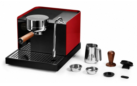 Espressor Semi-Automat FELLOW, 1700 W, 15 bar, Rezervor 2 L, Rosu  pukika.ro [4]
