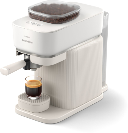 Aparate Cafea - Espressor Semi-Automat Philips, 1500 W, 16 bar, Rezervor 1.2 L, Alb pukika.ro
