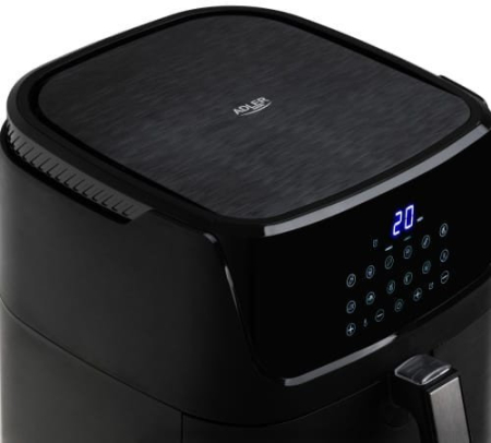 Friteuză cu Aer Cald Adler, 2500 W, Capacitate 5.5 L, Touch, Negru pukika.ro [5]