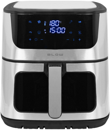 Friteuză cu Aer Cald Blow, 2500 W, Capacitate 8 L, Grill, Touch, Negru pukika.ro [2]