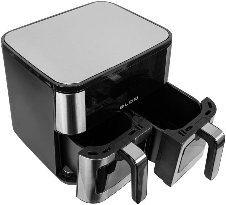 Friteuză cu Aer Cald BLOW Double, 2600 W, Capacitate 9 L, Touch, Grill, Negru pukika.ro [3]
