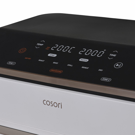 Friteuză cu Aer Cald Cosori Double, 2800 W, Capacitate 10 L, Grill, Touch, Alb pukika.ro [3]