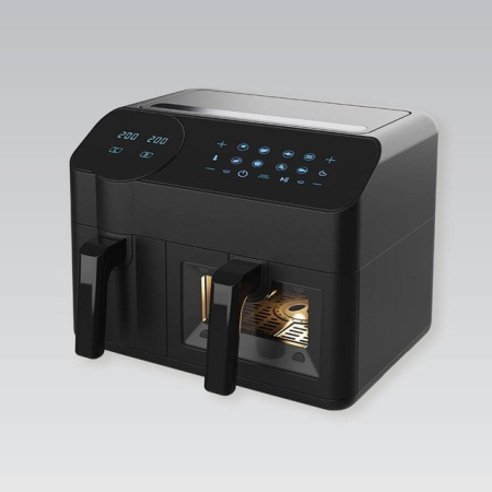 Friteuză cu Aer Cald Maestro MR-760, 2000 W, Capacitate 3.5 L + 6 L, Panou Digital, Temporizator, Termostat Reglabil, Negru pukika.ro [1]