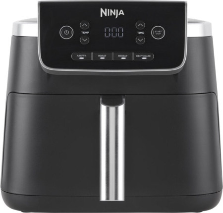 Promotii - Friteuză cu Aer Cald Ninja AF140EUCM, 1750 W, Capacitate 4.7 L, 4 Funcții de Gătit, Coș Antiaderent, Display Digital, Roșu pukika.ro
