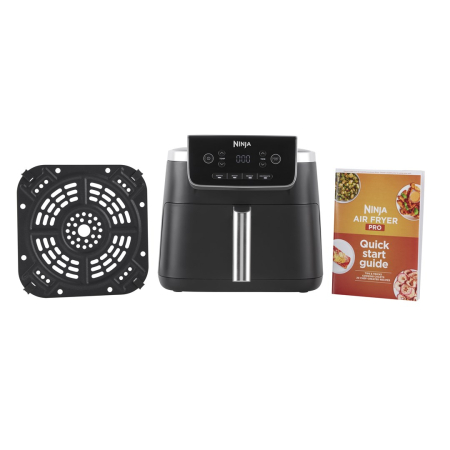 Friteuză cu Aer Cald Ninja AF140EUCM, 1750 W, Capacitate 4.7 L, 4 Funcții de Gătit, Coș Antiaderent, Display Digital, Roșu pukika.ro [8]