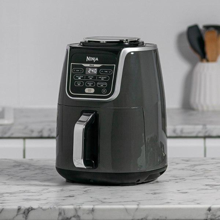 Friteuză cu Aer Cald Ninja AF160, 1750 W, Capacitate 5.2 L, 6 Funcții de Gătit, Funcție Rapid Crisp, Gri pukika.ro [5]