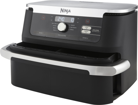 Alte produse - Friteuză cu Aer Cald Ninja Double, 2470 W, Capacitate 10.4 L, Negru pukika.ro