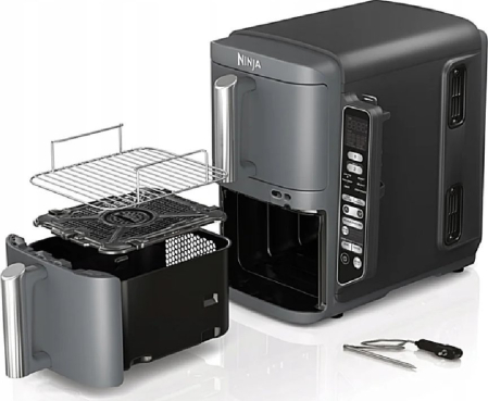 Friteuză cu Aer Cald Ninja SL451EU, 2470 W, Capacitate 9.5 L, Funcții Air Fry, Reheat, Negru pukika.ro [2]