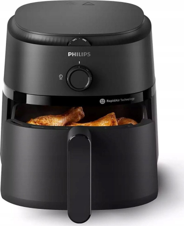 Friteuză cu Aer Cald Philips 1000 series, 1500 W, Capacitate 4.2 L, Grill, Negru pukika.ro [2]