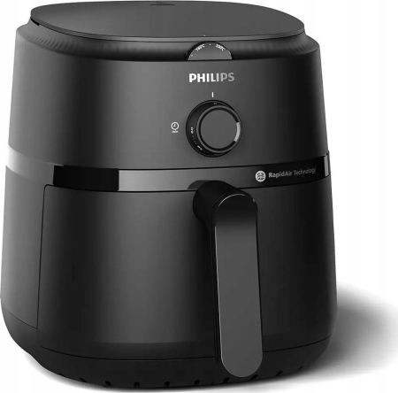 Friteuză cu Aer Cald Philips 1000 series, 1500 W, Capacitate 4.2 L, Grill, Negru pukika.ro [1]