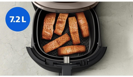 Friteuză cu Aer Cald Philips, 2000 W, Capacitate 7.2 L, Touch, Grill, Negru pukika.ro [3]